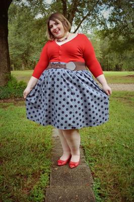 Pretty BBWs and fatties from fashion blogs (clothed)