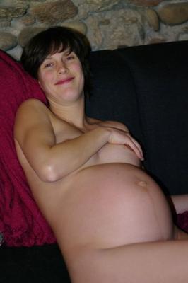 Preggo Brunette