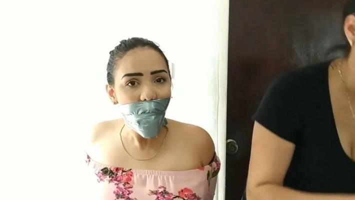 Her First Time Bound And Gagged - Selfgags