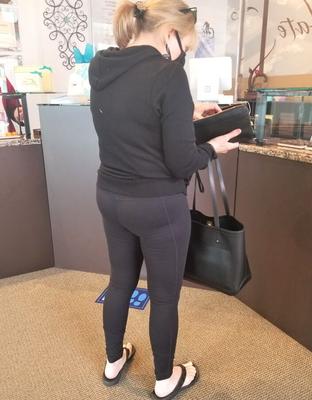 Sexy Grandma Sex Star out in public