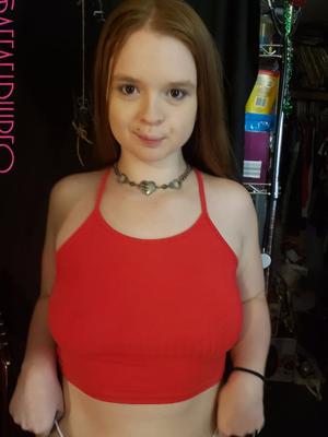 Redhead in Red