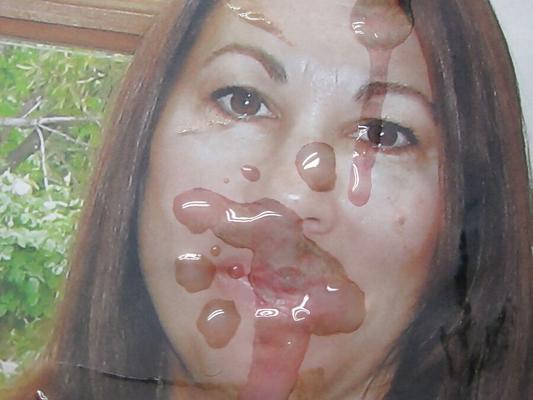 Gman Cum on Face of a Slut Wife from Florida USA