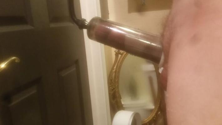 Cock pumping and dick stretching