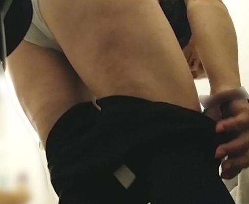 MILF before and after shower