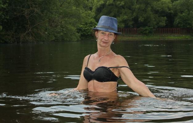 Bathing in Timiryazev-pond