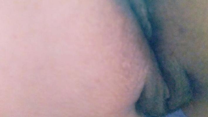 Fingering her tight asshole on 4