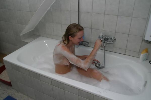Dans son bain