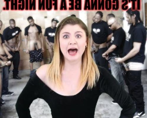 Celebrity gangbang captions