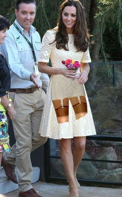 Kate Middleton die Buestenhaltergoettin