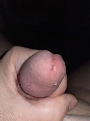 My cock with precum
