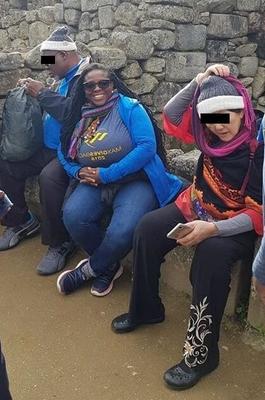 BUSTY ARCHEOLOGIST IN MACHU PICCHU
