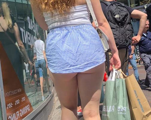 Upskirt and ass