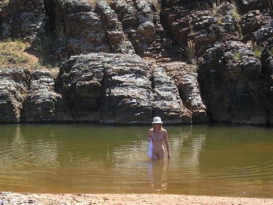 Up the creek