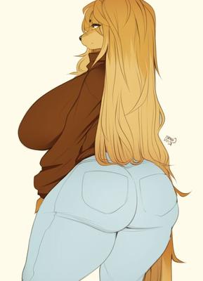 Furry Girls: Chubby Canine Milf - Mable