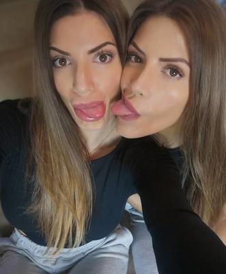 Slutty Twins for Cum Tribute and Comments