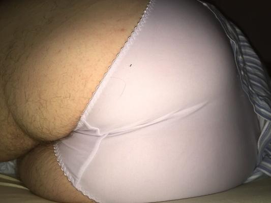 - my wife and her hairy ass in her panties