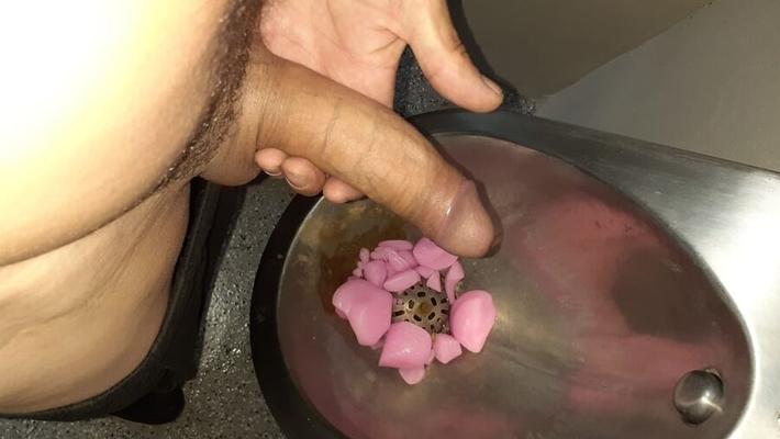 Out and about with my horny cock looking for a hungry mouth