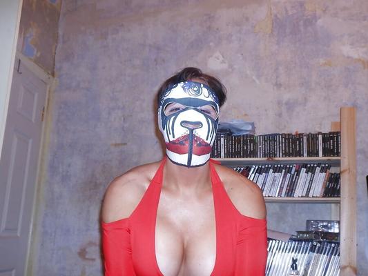 Sexy cosplay slut tabbyanne masked whore