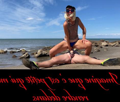 Caption about chastity and femdom  35-45