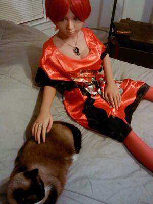 Nina is red hot!