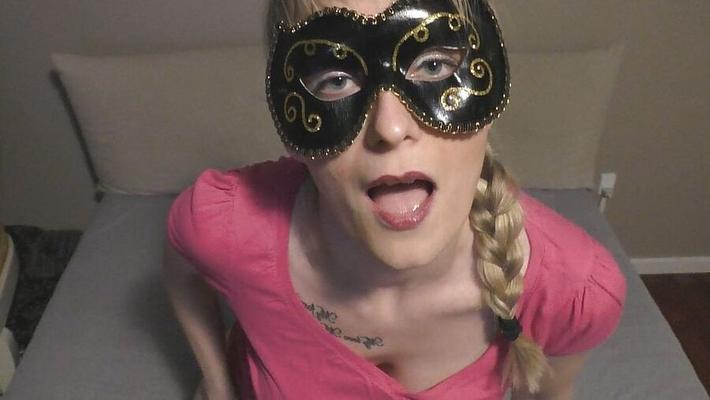 POV JOI and thick cum on satin panties
