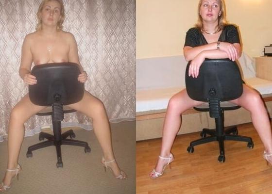vestida y desnuda