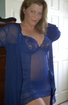 Matures in blue nighties