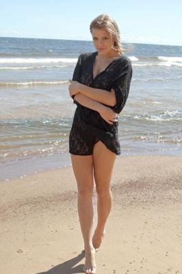 Babes, beach and her buttons to push