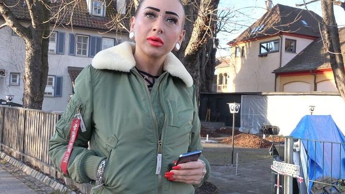 GERMAN SCOUT - FIT GERMAN FEMDOM TEEN KATHARINA PISS WHILE F