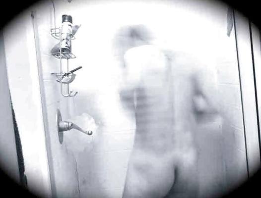 In the shower