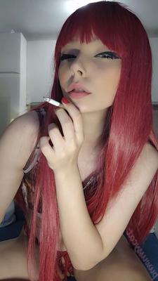 Anime Girl Smoking - 7 Pics