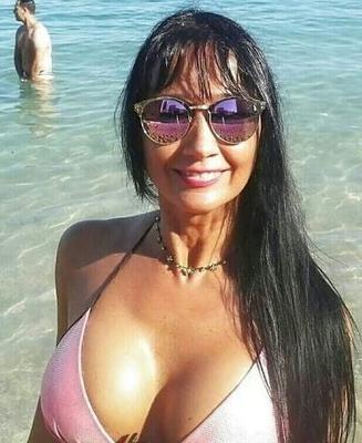 Mature ladies at the beach