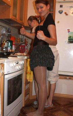 something in the oven?