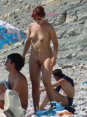 Nudist Couple naked on the Fkk Beach