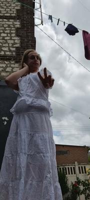 white outfit