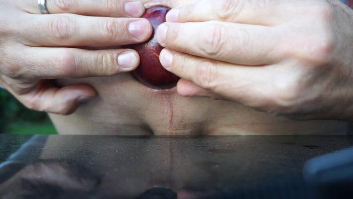 Fresh fruit from my gaping asshole, taste it! Pt2