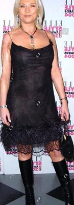 Female Celebrity Boots &amp; Leather - Amanda Redman
