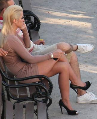 on the street