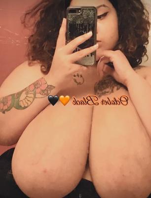 Monster Tits On Chubby Ebony Babe October