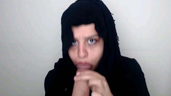 During RAMADAM i suck my dildo for Allah