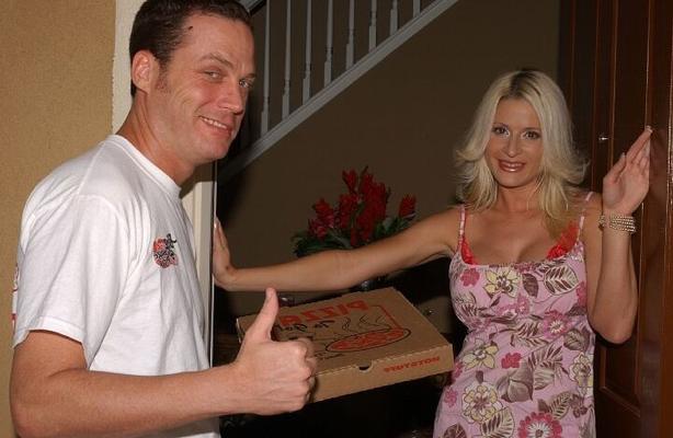 Lucky Pizza Guy Fucks With Pornstar During Job Time
