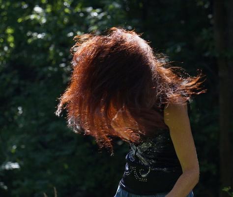 Cabelo flamejante