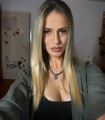 Serbian blonde whore girl big natural tits Jelena Stankovic