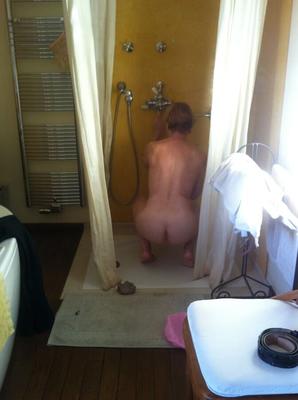 Cleaning the shower
