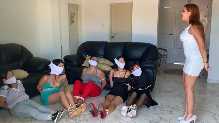 The Bitchy Bride Deserved To Remain Bound And Gagged!