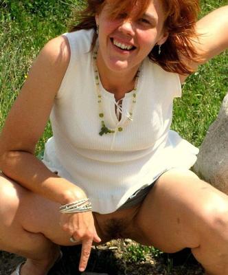 Older and hot (Outdoor pee)