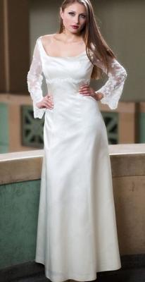 Silky wedding bride gowns &amp; dresses
