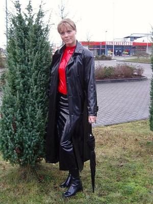 Pvc boots leather latex