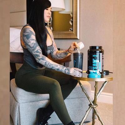 tattoo fitness bombshell