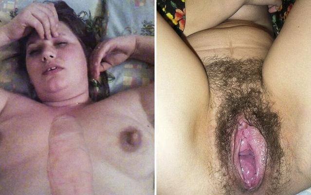 毛深いロシアの成熟したふしだらな女